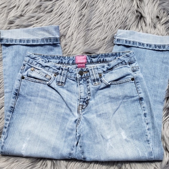 DREW the limited Distressed Faded Cropped jeans 4 - Picture 2 of 4